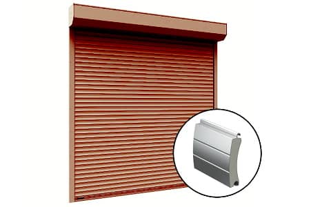 Рольворота из пенозаполненного профиля rh77m