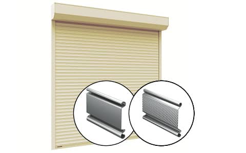 Рольворота из стального профиля rhs75