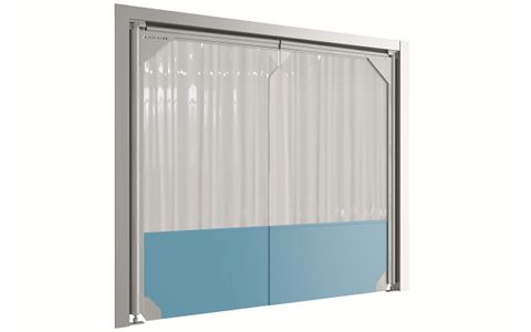 Распашные пленочные ворота